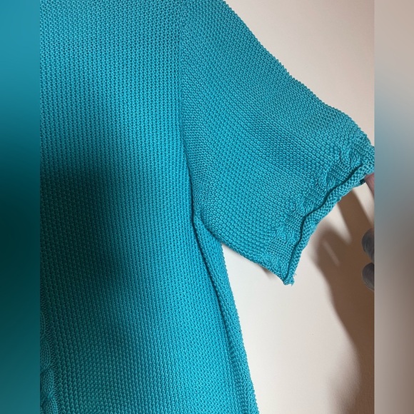 Adrienne Vittadini Short Sleeve Tunic Size Large. Gentle Used Condition - Picture 3 of 5